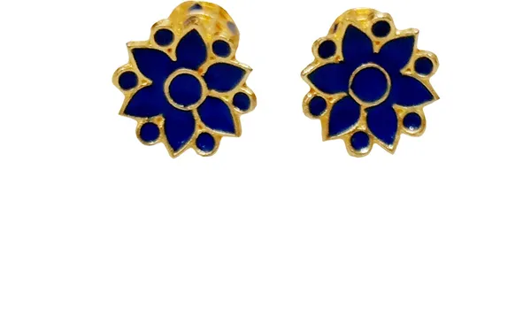 Assamese_Traditional_Thuria_Copper_Stud_Earring_For_Girls_&_Women